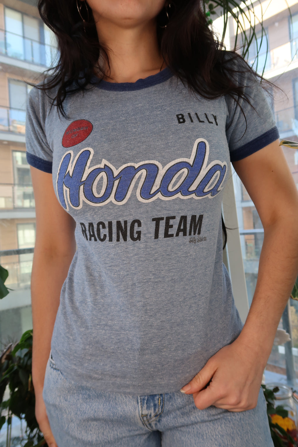 Vintage Honda Racing Team Ringer Tee