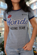 Vintage Honda Racing Team Ringer Tee
