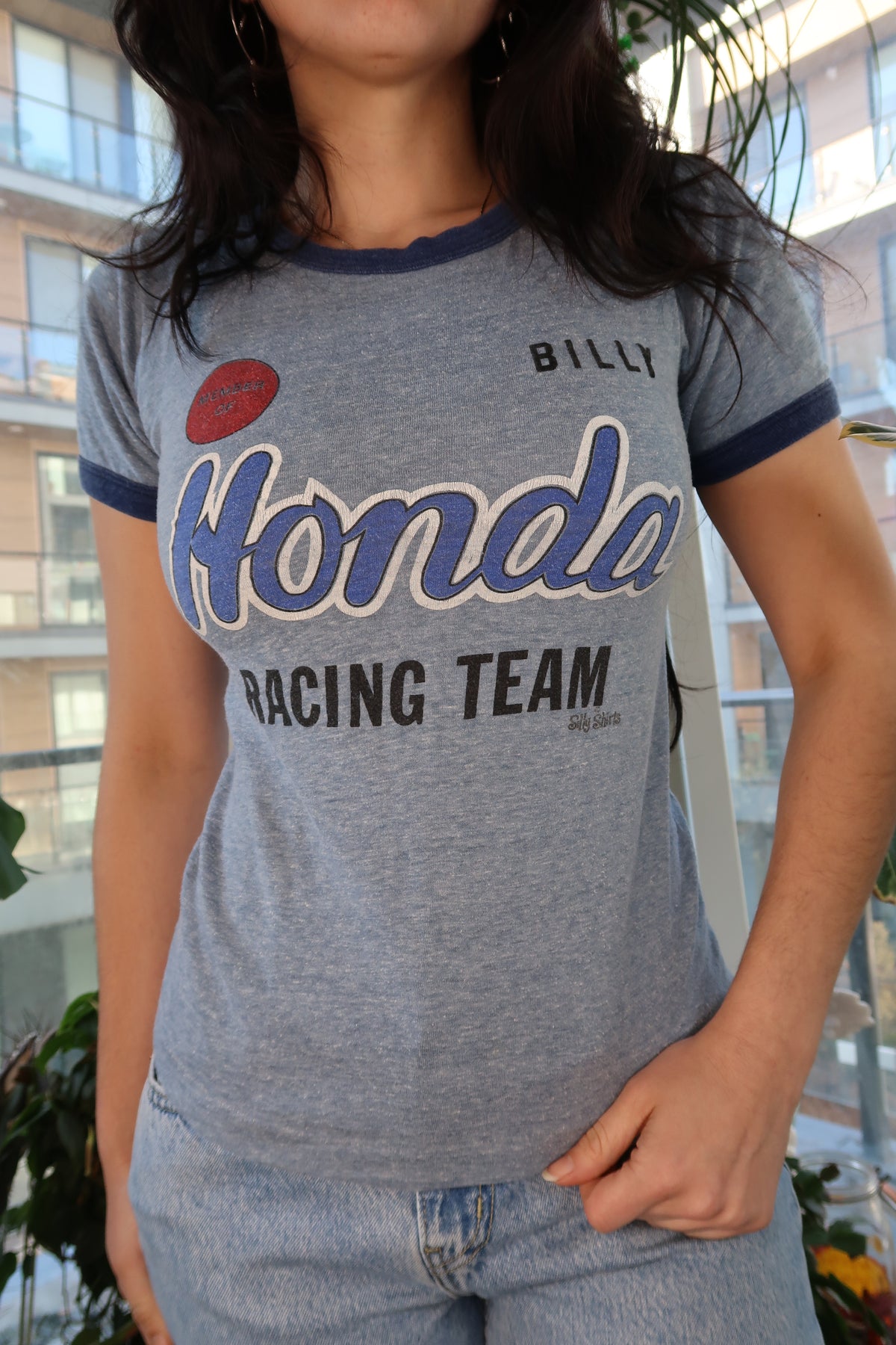 Vintage Honda Racing Team Ringer Tee