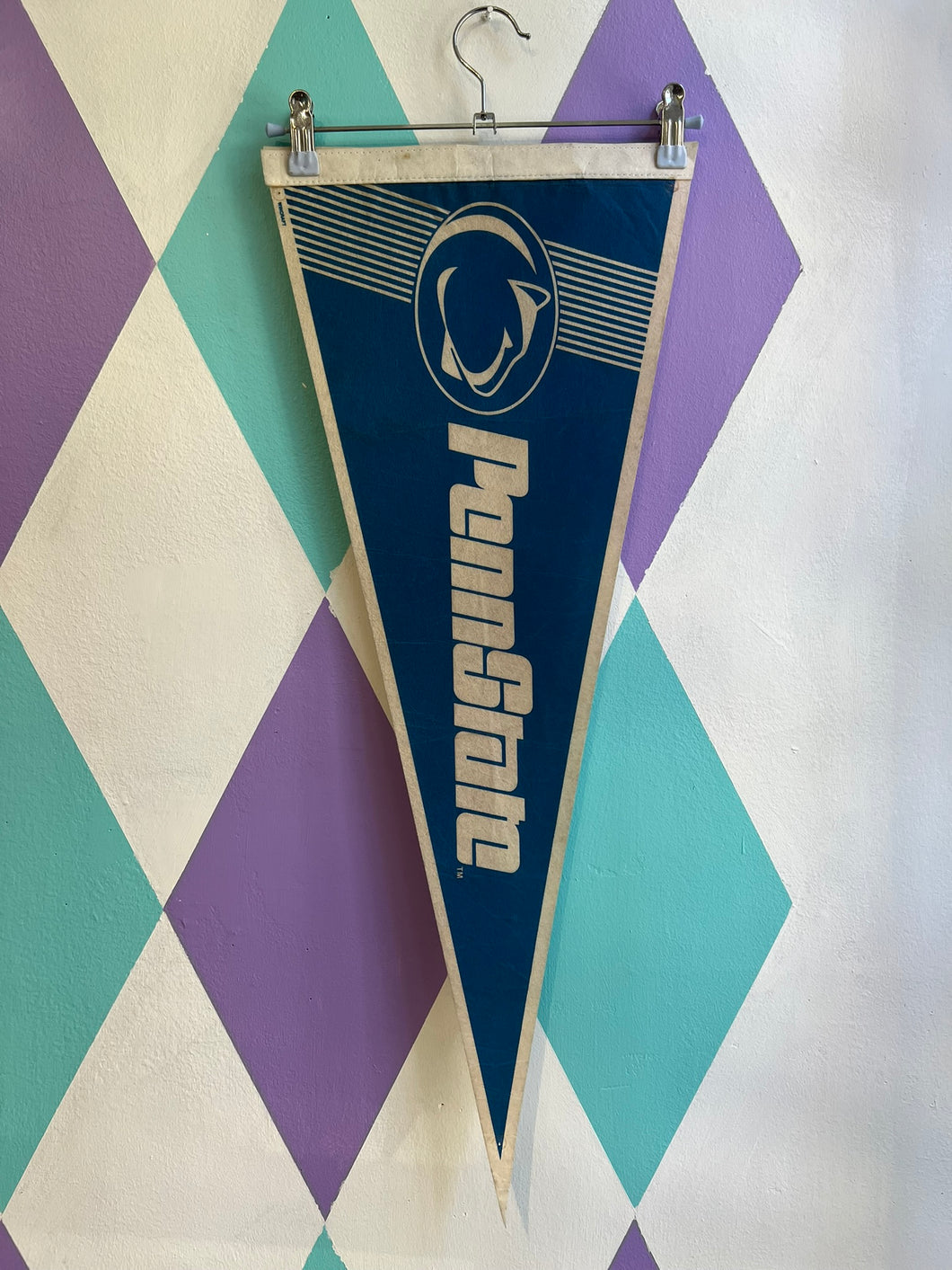 Vintage 1990s Penn State Pennant - PSU Memorabilia