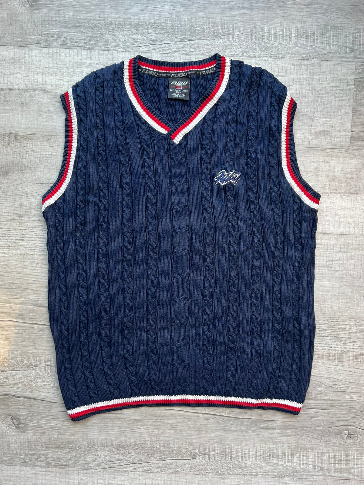 90s Vintage Fubu Sweater Vest - Elektra Vintage