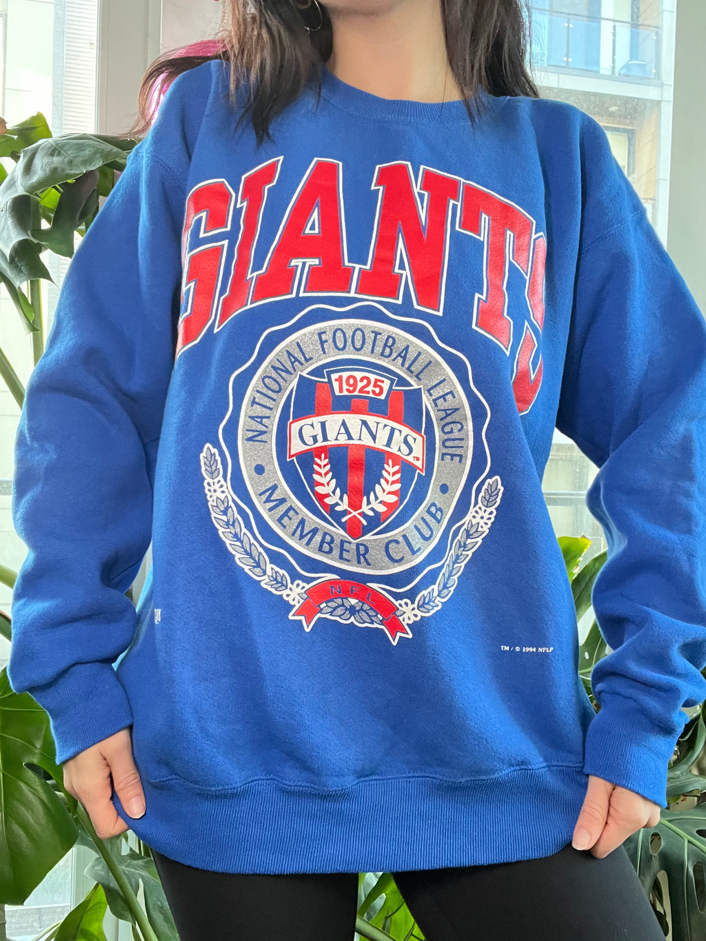 Vintage New York Giants Graphic Crewneck - Elektra Vintage