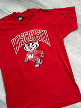 Load image into Gallery viewer, Vintage University of Wisconsin Badgers Graphic Tee
