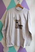 Vintage Deer Long Sleeve Graphic Tee
