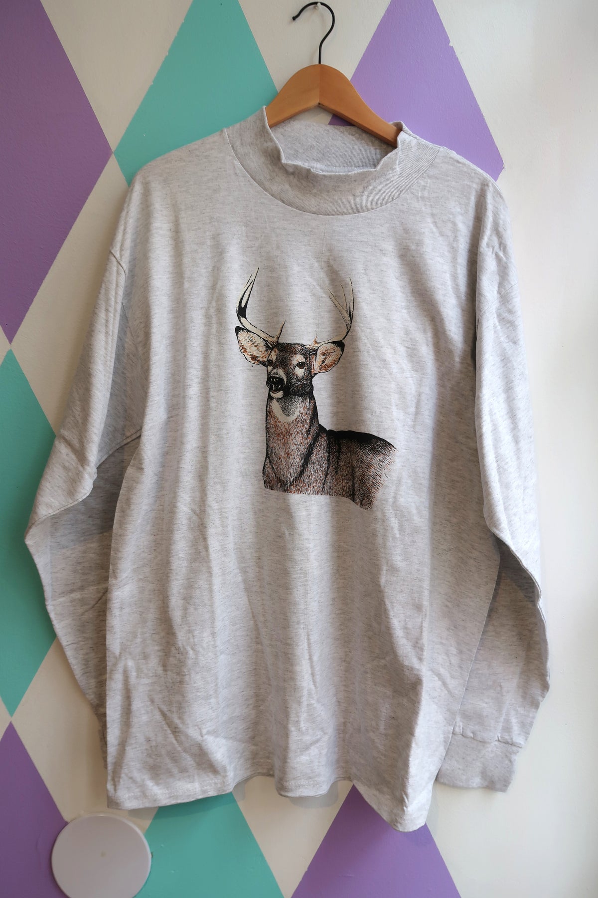 Vintage Deer Long Sleeve Graphic Tee