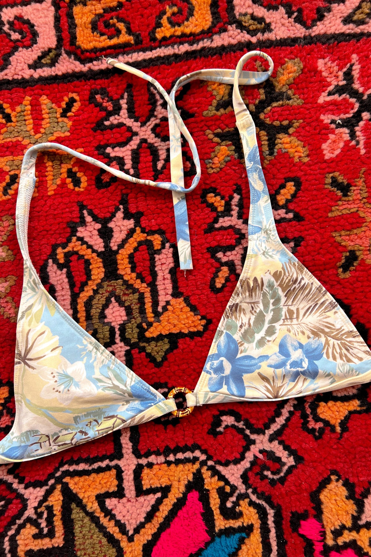 Vintage 2000s Rampage Floral Bikini Top