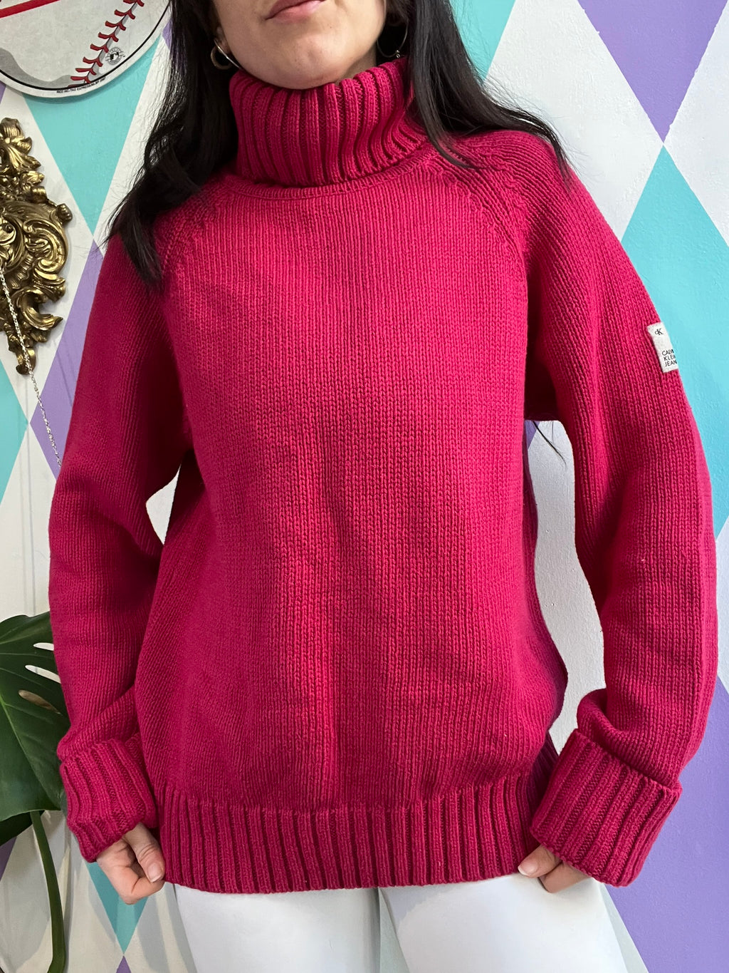 NWT Vintage Calvin Klein Turtleneck Sweater - Elektra Vintage