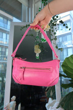 Load image into Gallery viewer, Y2K Pink Faux Leather Shoulder Bag
