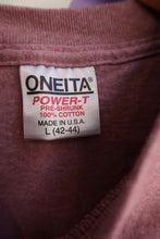 Load image into Gallery viewer, Vintage 90s Oneita Sunflower Graphic Tee – Heather Maroon
