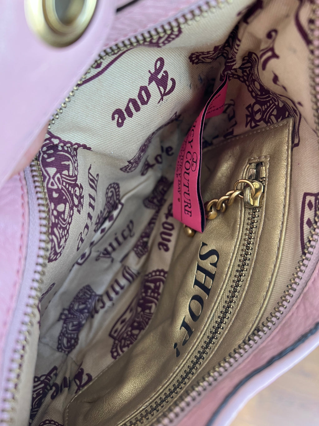 Y2K Vintage Juicy Couture House of Juicy Purse - Elektra Vintage