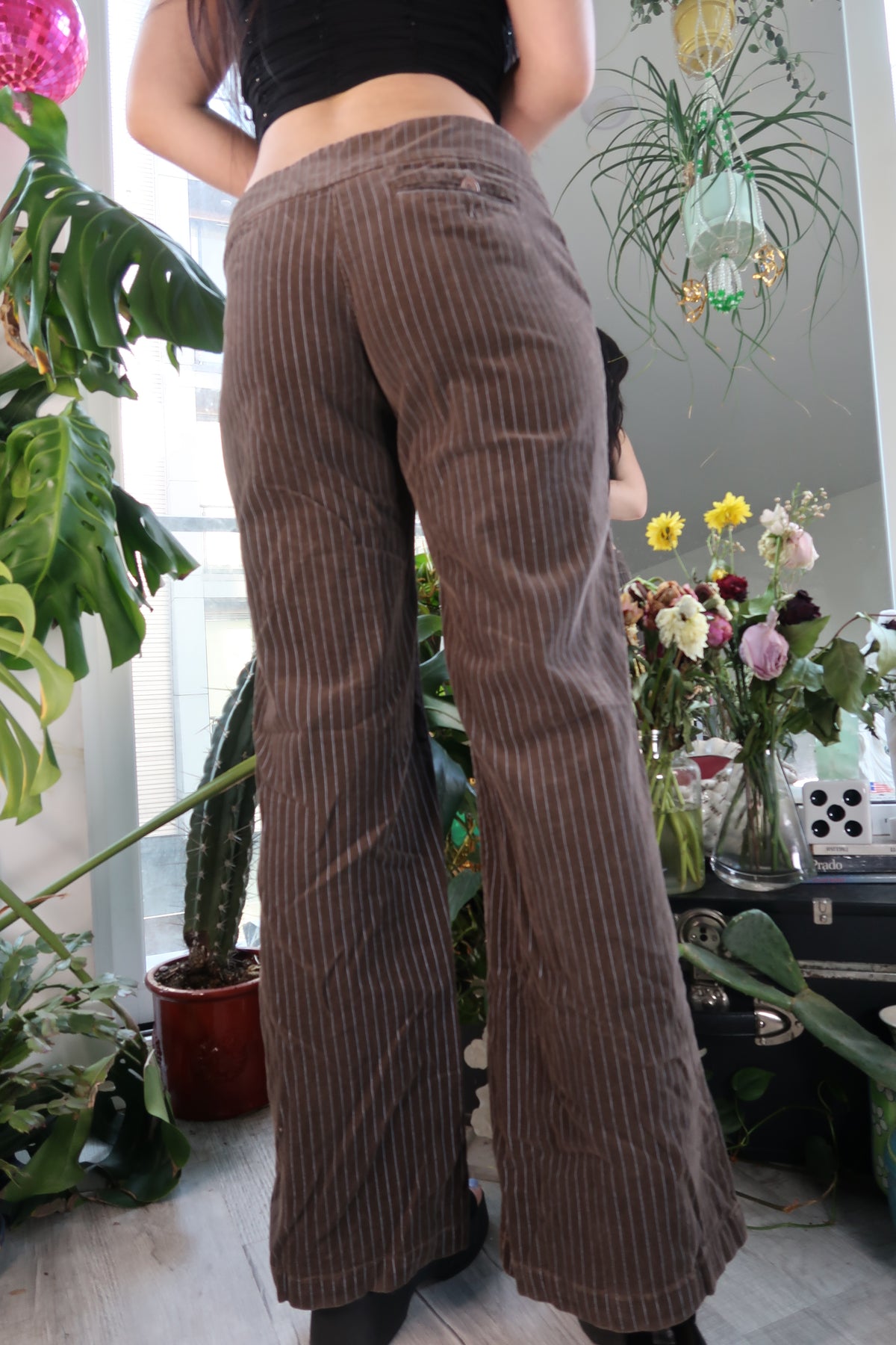 Vintage 2000’s Brown Corduroy Pinstripe Pants