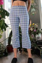 Vintage 2000s Blue Plaid Capri Pants