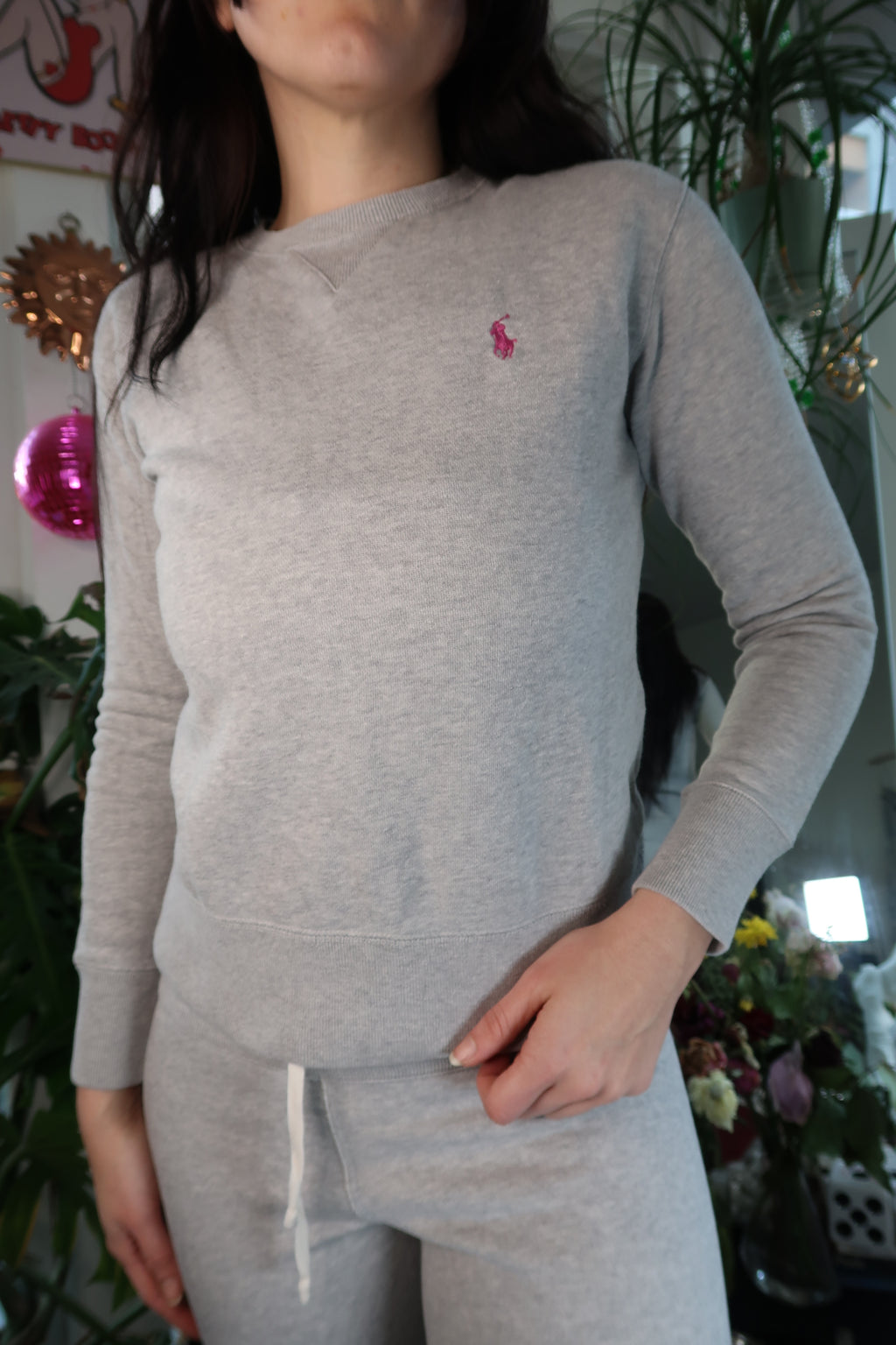 Vintage 2000s Grey Ralph Lauren Sweat Set