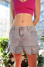 Load image into Gallery viewer, Vintage 2000s Pleated Denim Mini Skirt
