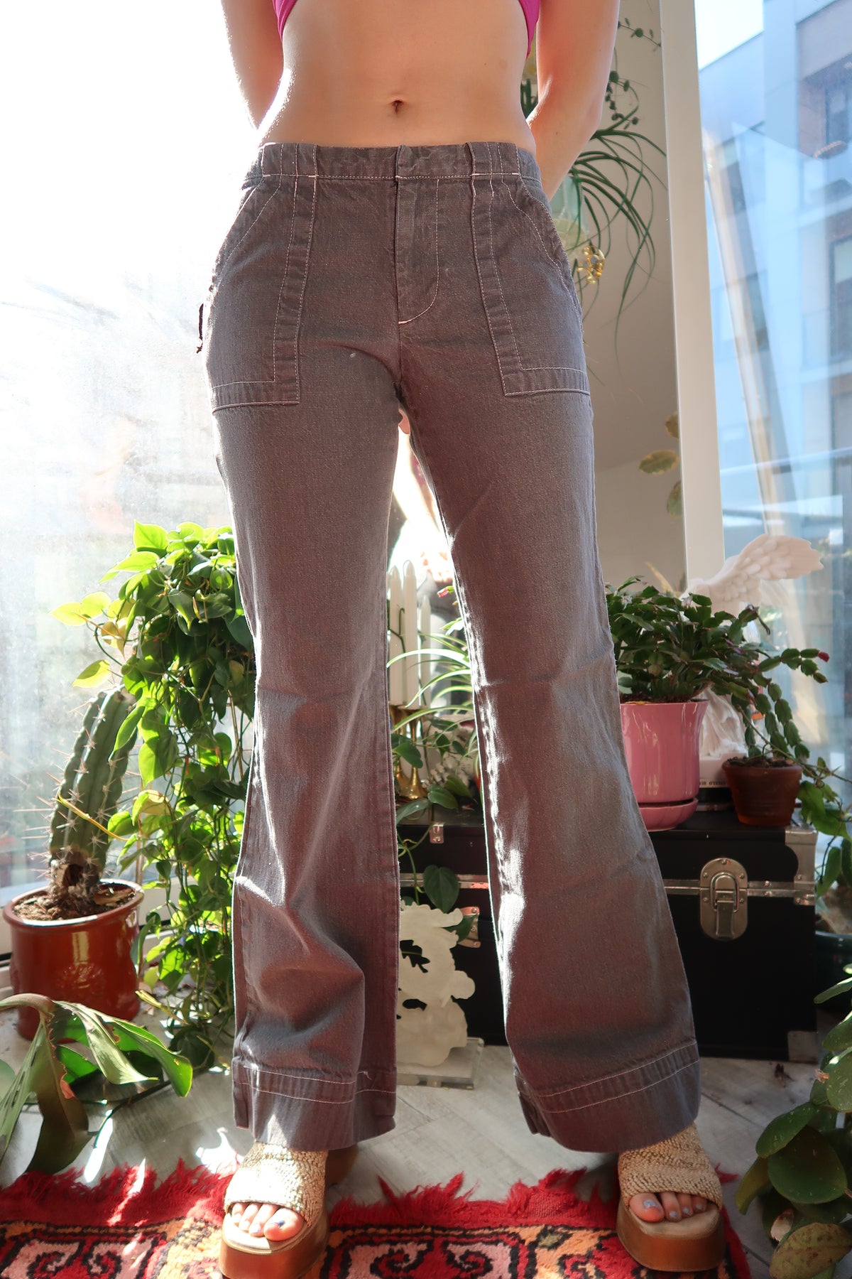 Vintage 2000s Gap Grey Cargo Pants