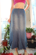 Vintage 2000s Denim Maxi Skirt