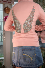 Load image into Gallery viewer, 2000s Rhinestone Angel Wings Hoodie

