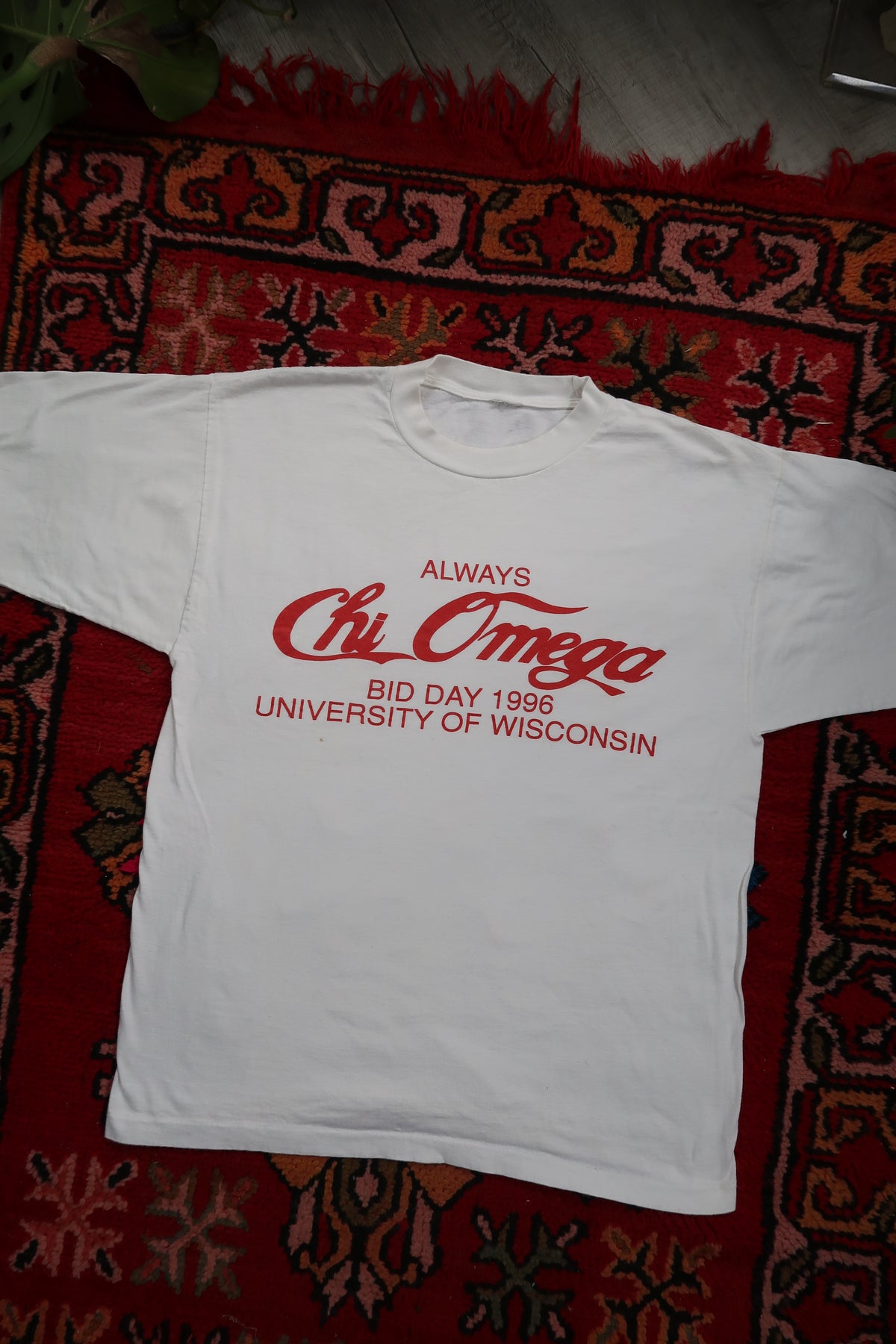 96 Always Chi Omega University of Washington T shirt - Elektra Vintage