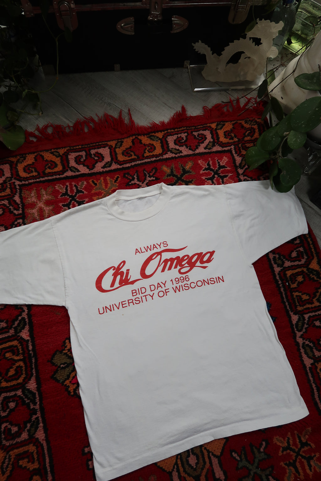 96 Always Chi Omega University of Washington T shirt - Elektra Vintage