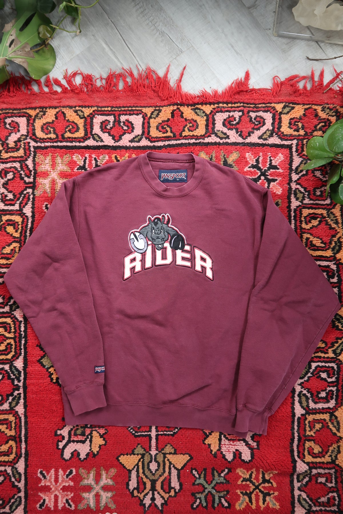 Vintage Jansport Rider University Crewneck Sweatshirt