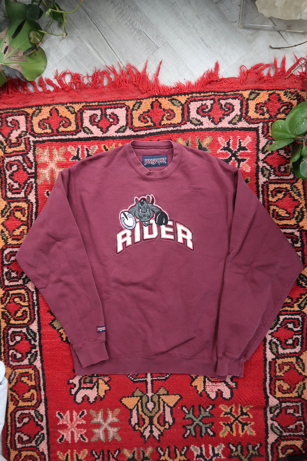 Vintage Jansport Rider University Crewneck Sweatshirt