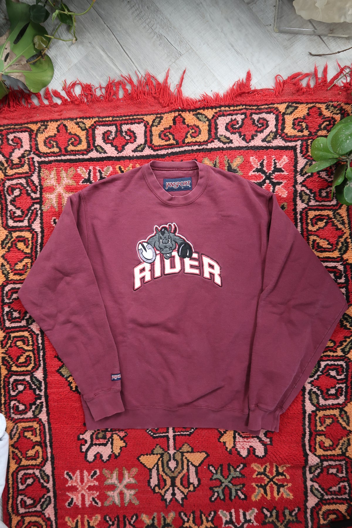 Vintage Jansport Rider University Crewneck Sweatshirt