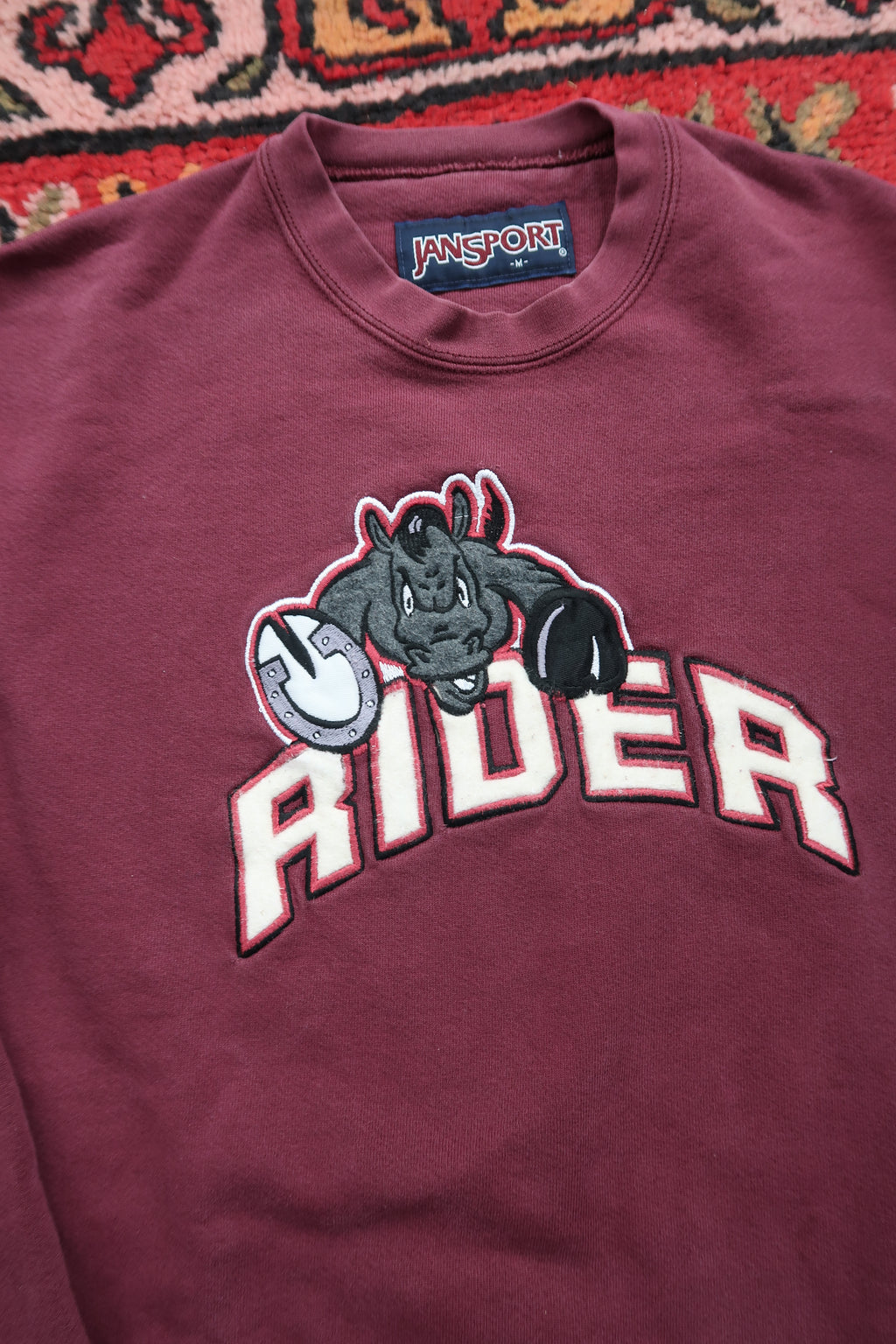 Vintage Jansport Rider University Crewneck Sweatshirt