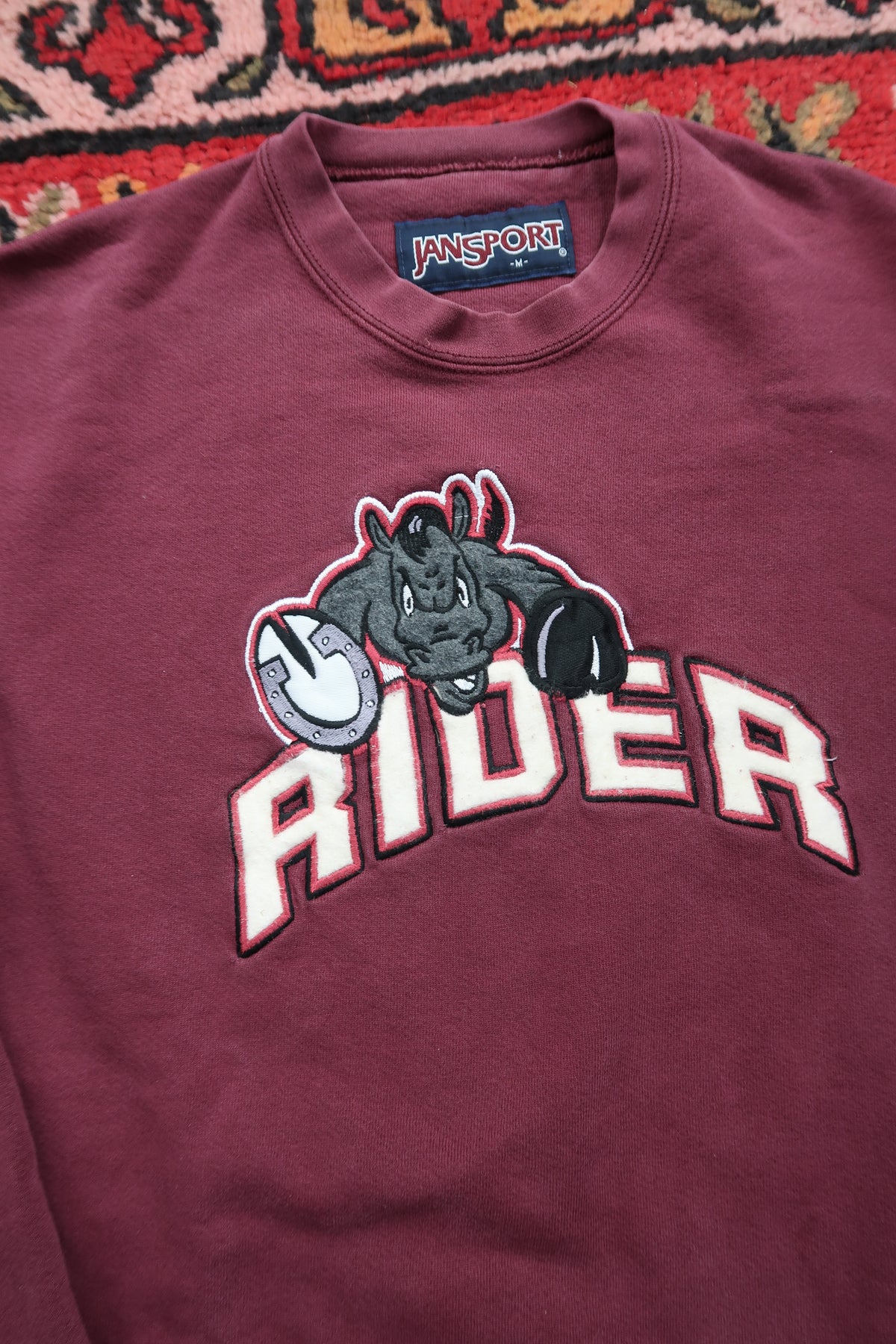 Vintage Jansport Rider University Crewneck Sweatshirt