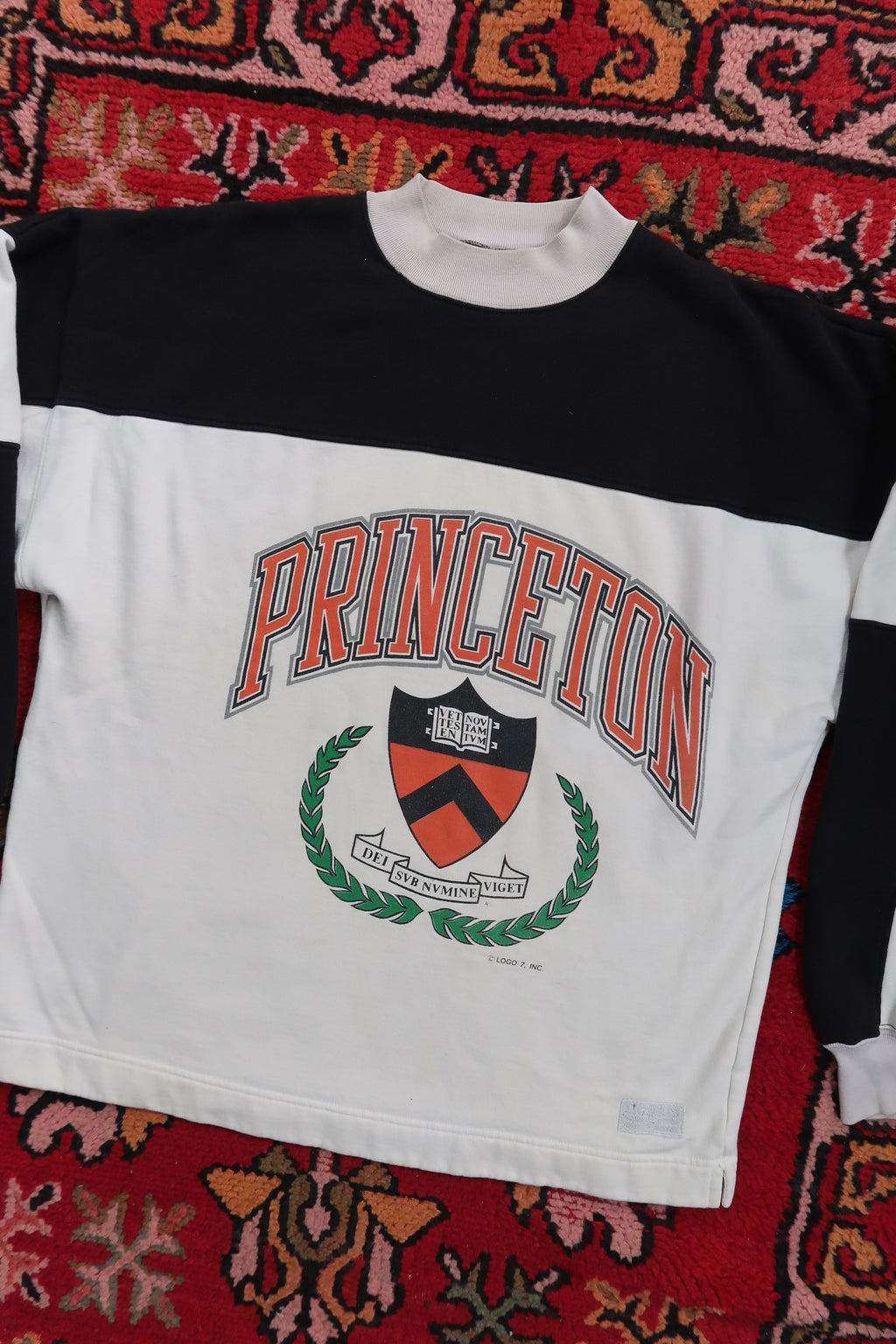 Princeton Colorblock mockneck sweatshirt