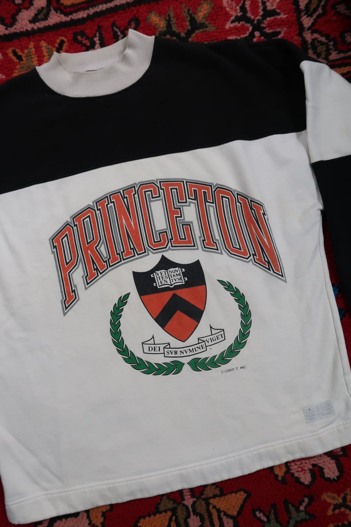 Princeton Colorblock mockneck sweatshirt