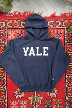 Load image into Gallery viewer, Navy Yale Hoodie
