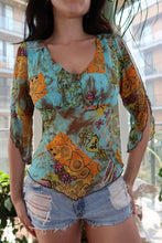 Load image into Gallery viewer, Vintage 2000s Boho Pattern Fairy Top
