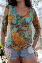 Load image into Gallery viewer, Vintage 2000s Boho Pattern Fairy Top
