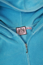 Load image into Gallery viewer, Vintage Y2K Baby Blue Juicy Couture Terry Cloth Zip Up Hoodie
