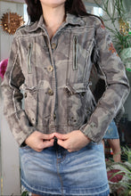 Load image into Gallery viewer, Vintage Camo Jacket with Embroidered Back - Phoenix Bird Embroidered Jacket
