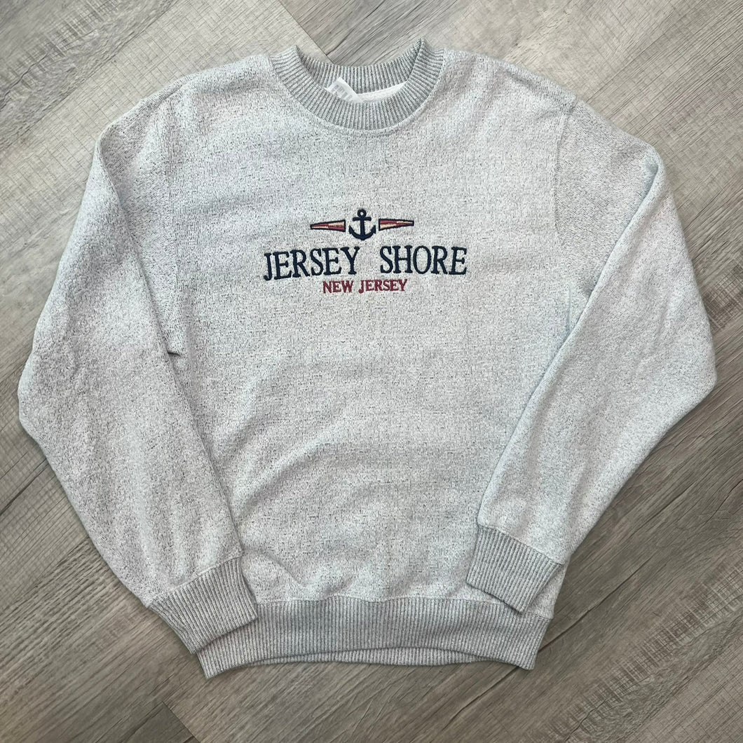 Embroidered Jersey Shore Graphic Crewneck
