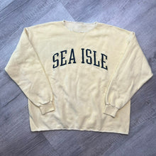 Load image into Gallery viewer, Vintage Sea Isle Embroidered Spell Out Crewneck

