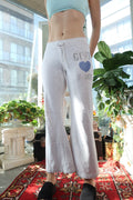 Vintage Y2K Victoria’s Secret PINK Rhinestone Velour Sweatpants - Elektra Vintage