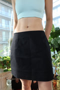 Vintage 2000s Express Black Mini Skirt - Elektra Vintage