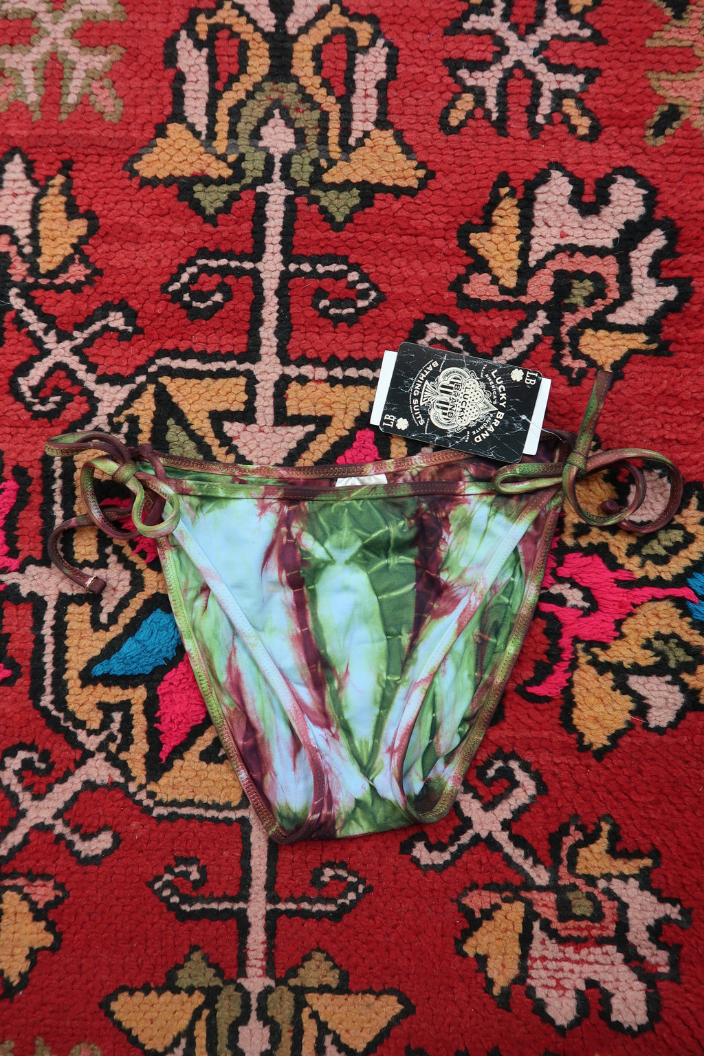 Vintage 2000s Lucky Brand Tie-Dye Bikini Bottoms – New with Tags