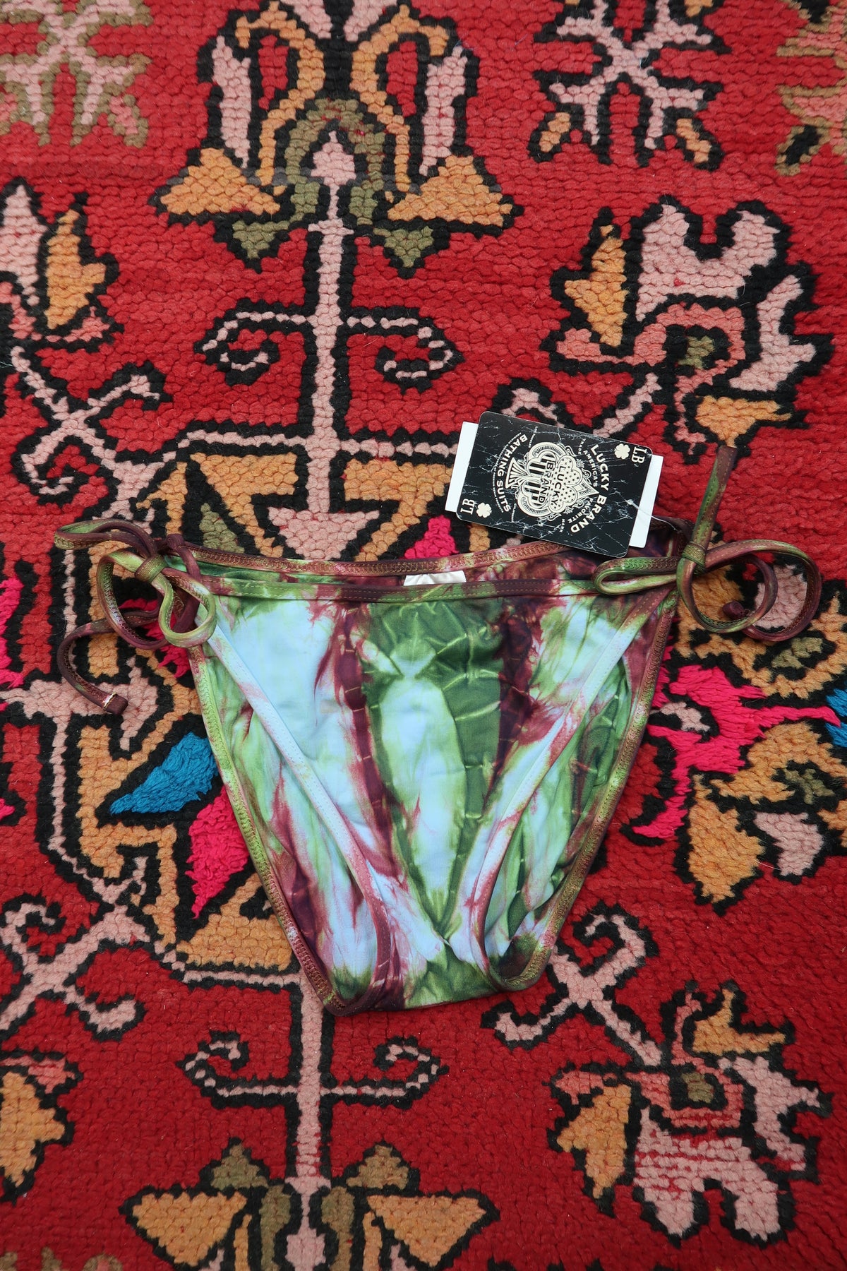 Vintage 2000s Lucky Brand Tie-Dye Bikini Bottoms – New with Tags