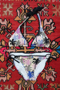 Vintage 2000s Victoria’s Secret Palm Print Bikini Set – Y2K Swimwear - Elektra Vintage
