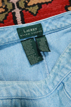 Load image into Gallery viewer, Vintage Ralph Lauren Light Wash Denim Mini Skirt
