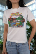 Vintage Back to The Future Ride Baby Tee - Elektra Vintage