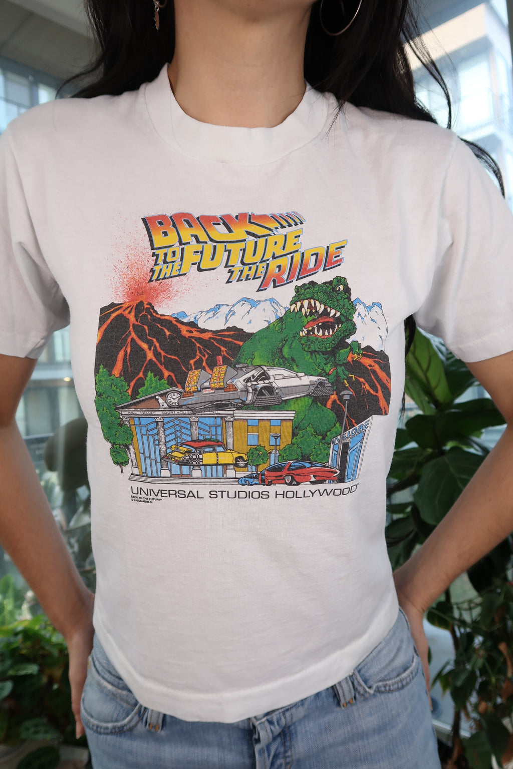Vintage Back to The Future Ride Baby Tee - Elektra Vintage