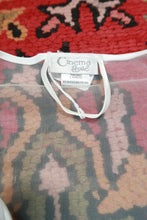 Load image into Gallery viewer, Vintage Sheer White Chiffon Tie Front Bed Jacket Robe
