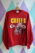 Vintage Kansas City Chiefs Graphic Sweatshirt – 90s NFL Crewneck