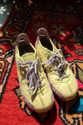 Diesel Arras Sneakers – Vintage Y2K Yellow & Lilac Suede Trainers