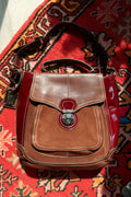 Dolce & Gabbana Miss Catch Handbag – Vintage Suede & Leather Shoulder Bag