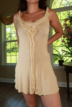 Load image into Gallery viewer, Vintage 2000s Silk Trim Nine West Ruffle Knit Sweater Dress
